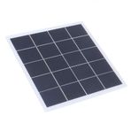 Jenngaoo Solar panel, 4 W 5 V küçük güneş paneli modülü, taşınabilir polikristal, güneş paneli, lamine devre kartı bileşenleri, kendin yap aksesuarı, 172 x 175 x 2 mm