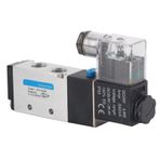 Jenngaoo Solenoid Valf, 4V210‑08 Pnömatik Solenoid Valf Hava Valfi 2 Konumlu 5 Yönlü Kontrol Valfi Hava Kontrol Valfi Solenoid Valf (DC 24V)