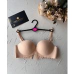 Jennie İthal Lazer Kesim Dikişsiz Parlak İpli El Kaplı Push-up Sütyen -FK1204