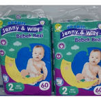 Jenny & Willy No:2 Mini 120 Adet Bebek Bezi