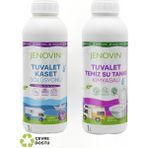 Jenovin Sifon Temizliği Karavan & Tekne Tuvalet Wc Atık Kimyasalları Lavanta Kokulu 1L | Katı Atık Parçalama