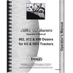 Jensales Operator Manual Compatible with Allis Chalmers 962 Dozer Attachment