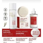 Jeonju Pirinç Mayası Aydınlatıcı Cilt Bakım Seti - Leke Karşıtı Toner (200ML) + Leke Karşıtı Bakımserumu (75ML) + Aydınlatıcı Beyazlatıcı Pirinç Mayası Sabun (75G)