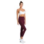 Jerf 5002608978001 Gela Yüksek Bel Esnek ve Toparlayıcı Esnek Bel Bordo Kadın Spor Tayt
