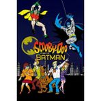 Jeronkarji Scooby-Doo Meets Batman (1972) Film Posterinin 500 Parça Puzzle Yapbozu Sürüm2