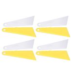 jerss Tutkal Leke Çubukları Aplikatör Tutkal Çubuğu Tutkal Plakası Beyaz Yapıştırma Kazıyıcı Yayıcı Sarı 8 Parça Geniş 8 Adet Deri Plastik Sıcak Tutkal Tabancası Sopa Sanat Tutkalları