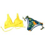 Jerys Kadın Bikini Mayosu, Yumuşak Nefes Alabilen 2 Parça mayo. Modaya Uygun Naylon Kolay Eşleştirme Yüzme yarışmaları Için su sporları Için su Geçirmez