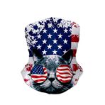 JESLANG Çok Fonksiyonlu Bandana Yüz Maskesi, Boyunluk Tüp Maske Başlık, Yüz Eşarbı, Kadın Erkek için Motosiklet Yüz Maskesi, H, Tek Beden