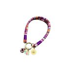 JesPawty Jesspecial Mor Ip Halat Kedi Köpek Kolyesi Charm Uçlu