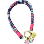 Jespawty Jesspecial Pembe Ip Kedi Köpek Kolyesi Charm Uçlu - 4XL - Mor - Pembe