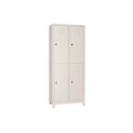 Jessan Ofis Gri Standart 4'lü Soyunma Dolabı 79x200x40 cm