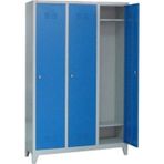 Jessan Ofis Mavi 3'lü Soyunma Dolabı 97x185x37 cm