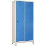 Jessan Ofis Mavi Standart 2'li Soyunma Dolabı 79x185x40 cm