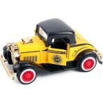 Jessieyou Mall Mini Diecast Geri Çekin Araba Oyuncaklar Işık Simülasyon Klasik Araba Modeli (Yurt Dışından) - Sarı