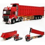 Jessieyou Mall Oyuncak Arabalar Simülasyon Römork Ağır Kamyon Model Oyuncak Kamyon Araba Modeli Koleksiyonu Noelsi | Diecasts (Yurt Dışından) - Kırmızı