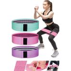 Jet 3 Lü Set Hip Loop Squat Band Direnç Egzersiz Lastiği Kalça Fitness Pilates Dokuma Jimnastik Bandı