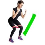 Jet Aerobik Band Pilates Plates Yoga Fitness Squat Çalışma Lastiği Latex Egzersiz Bandı Yeşil