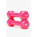 Jet Deluxe 1 Kg Demir Dambıl Vinyl Demir Döküm Dambıl Seti El Ağırlığı 1Kgx2 Adet Dumbell
