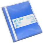Jet File Telli Dosya Plastik A4 Mavi