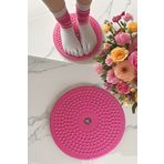 Jet Lüks Twister Disk Bel İnceltici Dönen Zayıflama Diski Spor Fitness Vücut Geliştirme Spor Aleti Pembe