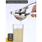 Jet' s Home Limon Sıkacağı Paslanmaz Narenciye Sıkacağı Çelik Mandalina Sıkacağı 22 cm