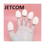 Jetcom 3 Adet Mini Puf Parmak Yüz Makyaj Sünger Kuru Islak Bez Süngeri Göz Altı Kapatıcı