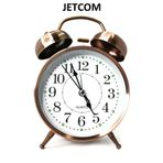 Jetcom Gold Renk Çalar Saat Büyük Boy Işıklı Ve Alarmlı Masa Saati