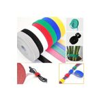 jetfast 5 Metre x 1 Cm Cırt Cırt Kablo Düzenleyici Organizer Kutu Kablo Sabitleyici Gizleyici Şerit Cırt