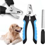 Jetfast Evcil Hayvan Kedi Köpek Tırnak Makası Bakımı ve Törpü Seti KSK1796 - Mavi