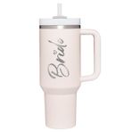 JETIKON Bride To Be Gifts Gelin Duş Hediyeleri Gelin için Bekarlığa Veda Hediyeleri Nişan Hediyeleri Gelin için Düğün Hediyeleri Bekarlığa Veda Partisi Hediyeleri Paslanmaz Çelik 40oz Saplı Bardak Kapaklı