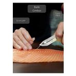 Jet's Home Düz Uçlu Balık Cımbızı Kılçık Cımbızı Paslanmaz Çelik Balık Kılçık Temizleme 12 Cm