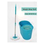 Jet's Home Magic Mop Seti Paspas Temizlik Seti Döner Başlıklı Temizlik Kovası Motek