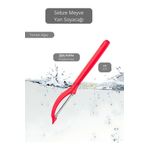 Jet’s Home Meyve Soyacağı Paslanmaz Sebze Soyacağı Yan Soyacak Çelik Kırmızı 17 cm