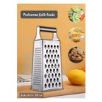 Jet'S Home Paslanmaz Çelik Rende 4 Taraflı Sebze Rendesi Çelik Rende Inox 24 Cm