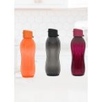 Jet’s Home Su Şişesi Suluk Kapaklı Matara 750 Ml*3 Siyah Mor Turuncu