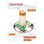 Jet's Home Sunum Tepsisi 16 Cm Paslanmaz Çelik Servis Tepsisi