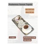 Jet's Home Sunum Tepsisi 33 Cm Paslanmaz Çelik Dikdörtgen Servis Tepsisi