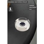 Jet'S Home Tekli Skoçlu Küllük 8 Cm Paslanmaz Çelik Kül Tablası Sigara Küllüğü