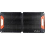 Jetsun 100 Watt Monokristal Half Cut Taşınabilir Güneş Paneli - Siyah