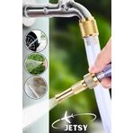 JETSY Yüksek Basınçlı OTO Yıkama ve Bahçe Sulama Tazyik Artırıcı Aparat Çok Amaçlı Hortum Ucu