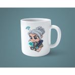 Jett Mi Sage Mi? Kahve Kupası - Beyaz - 199 ml