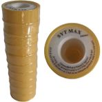 Jetta 10 Adet Teflon Bant Küçük Sıhhi Tesisat Su Sızdırmazlık Bandı 12 mm x 8 mt Doğalgaz Tesisat Bandı