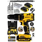 Jetta Power Tools Kimmer Plus 12 V 1.5 Ah Metal Şanzıman Çift Akülü Şarjlı Darbeli 24 Parça Akülü Vidalama Matkap