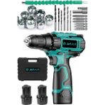JetVolt 12v 1.5ah Şarjlı Matkap 24 Parça - Mavi