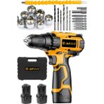JetVolt 12v 1.5ah Şarjlı Matkap 24 Parça - Sarı