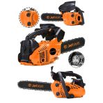 JetVolt 25cc Mini Benzinli Testere Ağaç Odun Dal Budama Ve Kesme Testeresi Hızar Motoru - Turuncu