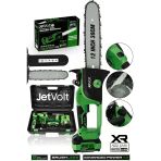 Jetvolt Çift Akülü Testere Ağaç Odun Dal Kesme Motoru - Yeşil