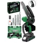 JetVolt Profesonel Metal Dişli 18v 1.5ah Şarjlı Dal Budama Testeresi - Yeşil