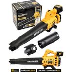 Jetvolt Profesyonel 21 V Çift Akülü Turbo Motor 2800 Rpm Yaprak Hava Üfleme Makinesi - SARI