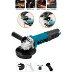 JetVolt Profesyonel 550W Avuç Taşlama Makinesi 125mm Bakır Sargılı Spiral - Mavi